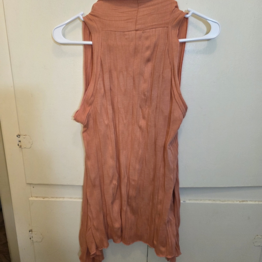 Maurices Peach Sleeveless Drape Top - Picture 4 of 4
